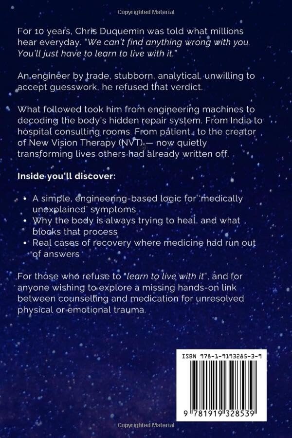 The Body Engineer, back cover The Body Engineer by Chris Duquemin, back cover